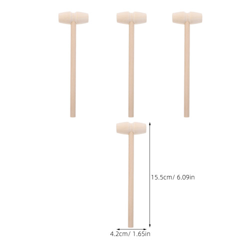 10St Mini Holzhammer Für Bausteine 1