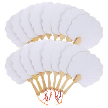 16St DIY Schilderij Fan Lege Handventilator Tekenspeelgoed