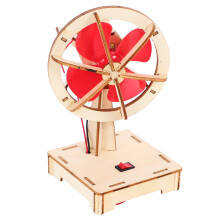 1 Set Bastelmaterial Für Elektrischen Lüfter, Kinder DIY Lernspielzeug