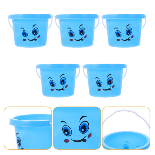 5Stk Kids Strand Sand Eimer Spielzeug 2