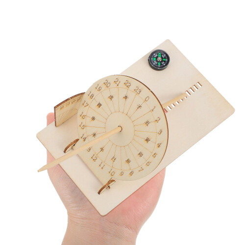 1 Set Zonnewijzer Model Diy Wetenschappelijk Speelgoed 2