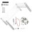 1 Set Open Air Computer Gehäuse Diy Chassis Halterung Open Frame 7