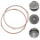2Stk Mikrowelle Drehteller Ring Tablett Rollenhalter 10