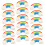 100Stk Multifunktionsradiergummis Mini Regenbogenradiergummis 7
