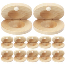 12 Teile Holz Kastagnetten Musikinstrument Für Kinder