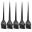 12Stk Kunststoff Haarfarbe Set Schwarz 9
