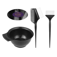 3Stk Haarfarbe Set Bürste Schale Kit Für Färbung Styling Zu Hause