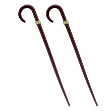 2 Stuks Mini Wandelstok Rekwisiet Vintage Model Voor Kinderen