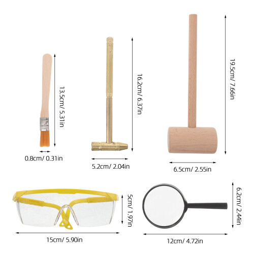 De Herramientas Para Excavación Infantil Con Martillo Madera 2