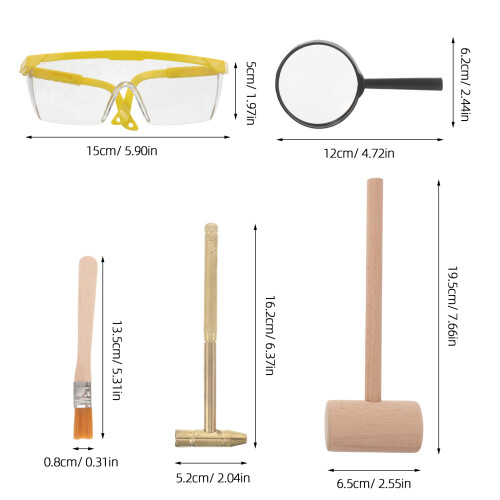 De Herramientas Para Excavación Infantil Con Martillo Madera 1