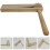2Stk Holz Kastagnetten Kinder Ratsche 10