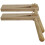 2Stk Holz Kastagnetten Kinder Ratsche 9