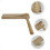 2Stk Holz Kastagnetten Kinder Ratsche 6
