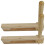 2Stk Holz Kastagnetten Kinder Ratsche 11