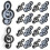 20 Mini Radiergummis Musiknotenform Für 7