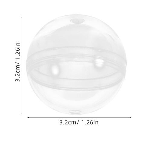 250 Unidades Cápsulas Redondas Para De Chicles 32 Mm 2