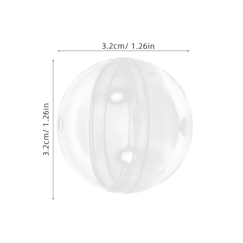 250 Unidades Cápsulas Redondas Para De Chicles 32 Mm 1