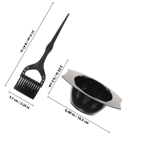 1 Set Haarfarbe Und Schüssel Für Beim Färben 1