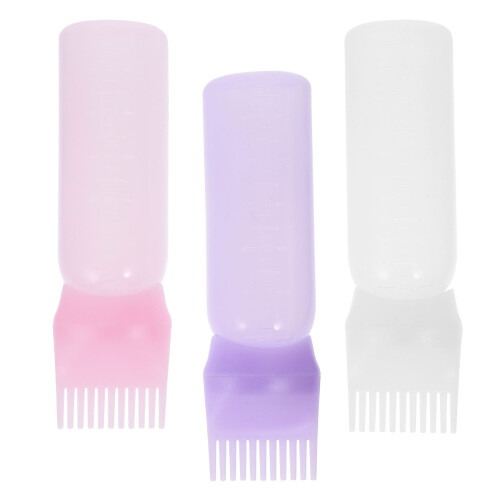 3Stk. Haarfarbe Flasche Applikator Mit Einteilungsskala