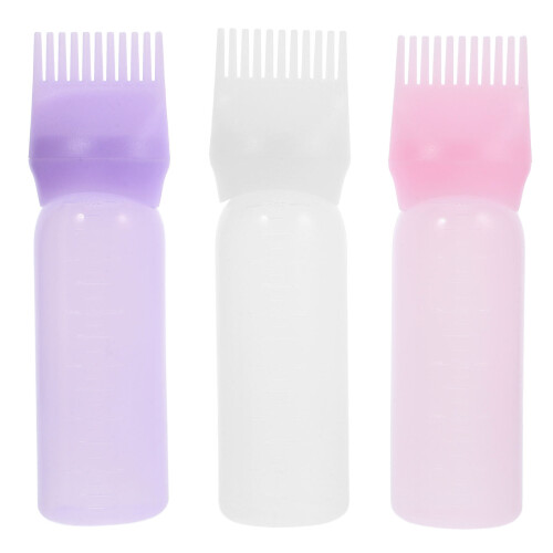 3Stk. Haarfarbe Flasche Applikator Mit Einteilungsskala 1