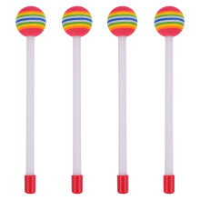 4 Kinder Übungs Schlägel Regenbogenfarben