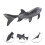 De Esturión Artificial Para Niños De Animal Marino 4