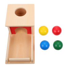 1 Set Holz Montessori Lernspielzeug Zielbox Für Kinder