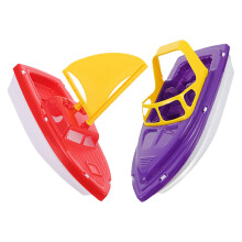 2Stk Kunststoffboote Set - Und Schnellboot Spielzeug