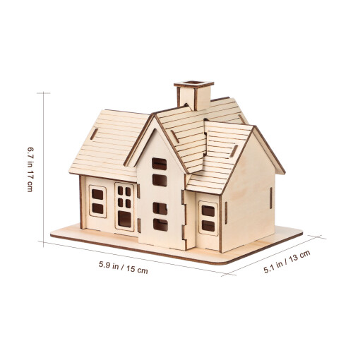 De Casa Ensamblable 3D Madera Para Adultos 1