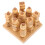 1 Set Holz Brettspiel Toe Schach Spielzeug 7