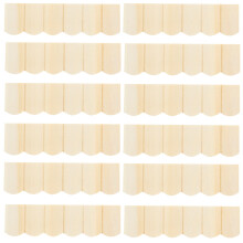 12Pcs Doll House Miniature Wooden Tile Roof Model Furniture Props