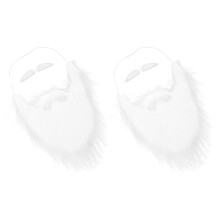 1 Set Weihnachtsmann Kostüm Mit Augenbrauen Für Männer