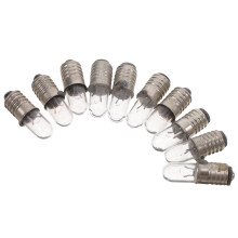 10Stk E5 2,5V Mini Glühbirnen Für Mikroskope Schraubsockel Kompass