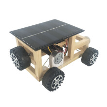 Diy Holz Bau Solarauto Modell Handgefertigtes Lernspielzeug Für Kinder