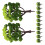 12Pcs 1:50 Train Scenery Model Trees Green 1