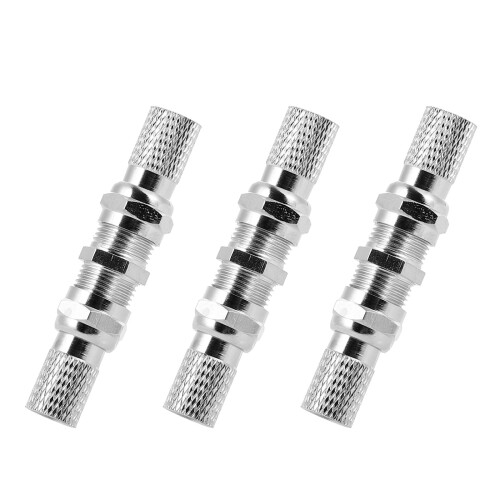 3 Sets F Type Coaxial Cable Connector Plug For Antenna