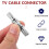 3 Sets F Type Coaxial Cable Connector Plug For Antenna 11