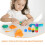 100Pcs Plastic Counting Blocks For Kids Math Learning Educational Toy 8