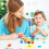 100Pcs Plastic Counting Blocks For Kids Math Learning Educational Toy 5