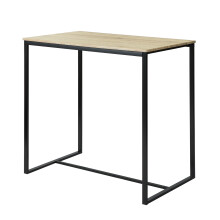 SoBuy OGT26-N Industrial Bar Table, Wood Look