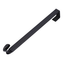 Durable Iron Wreath Door Hanger, Smooth Surface Adjustable Length Metal Hanger For Holiday Decorations, Easy Installation Heavy Duty With Protective F