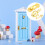 Mini House Door Lock Key Knocker Letter Box Set 4