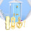 Mini House Door Lock Key Knocker Letter Box Set 9