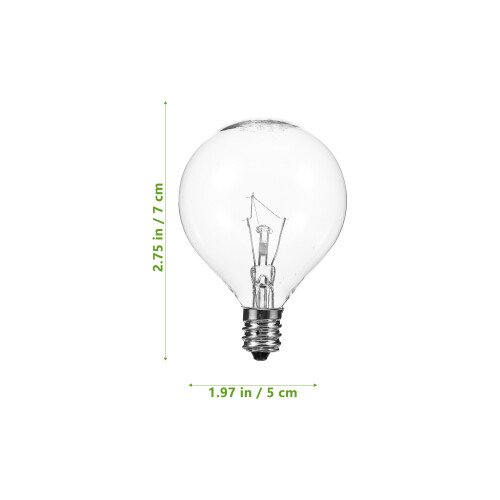 5Stk E12 Duftwachs Diffusorlampe 25 W Dimmbar Klarglas 1