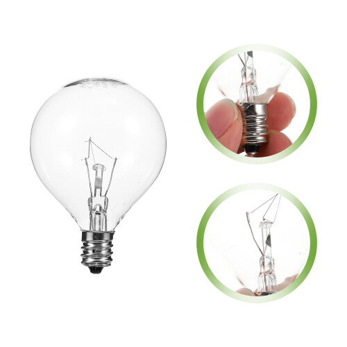 5Stk E12 Duftwachs Diffusorlampe 25 W Dimmbar Klarglas 2