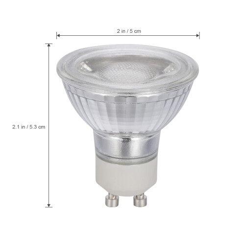 5W Cob Led Glasreflektor Leuchtmittel 400 K 38 1