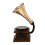 Mini Gramophone Model Room Tabletop Decoration 5
