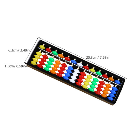2Pcs Colorful Plastic Abacus Toys For Kids Math Learning 2