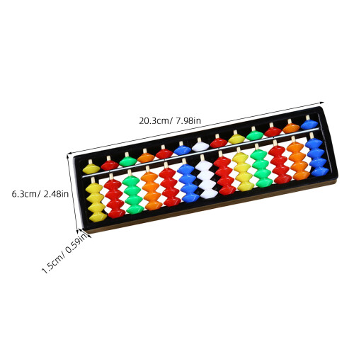 2Pcs Colorful Plastic Abacus Toys For Kids Math Learning 1
