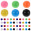 200 Billes De Remplacement 12 Mm En Plastique Couleurs 10